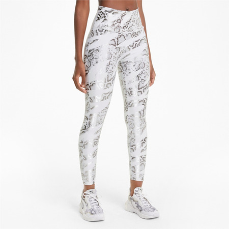 Puma Wn\'s Train Untamed AOP HW 7/8 Tight "Snake White-Silver"