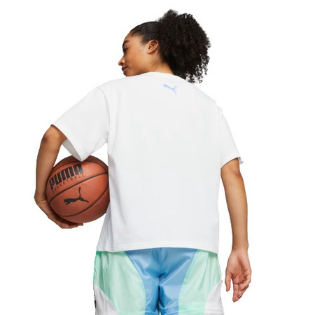 Puma Wns Basketball STEWIE x WATER Logo Tee "Weiß"