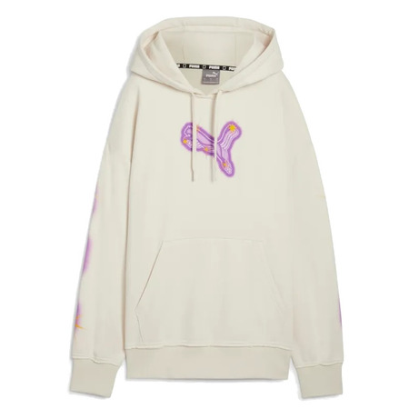 Puma Frauen Basketball Art-Hitect Sparkle OS Hoodie "Alpine Snow"