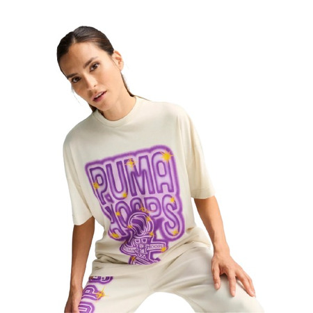 Puma Frauen Basketball Art-Hitect Sparkle Trophy Tee 1 "Alpine Snow"