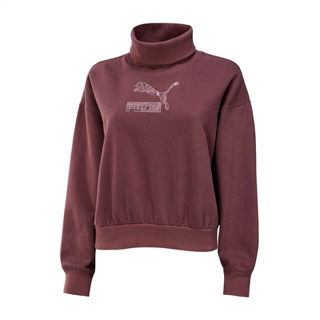 PUMA x AITANA Croped Turtleneck Sweatshirt