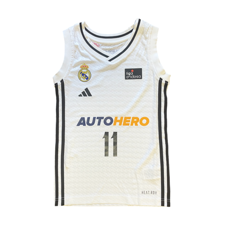 Real Madrid Camiseta Basket Niñ@ 1. Team 24/25 # 11 HEZONJA #