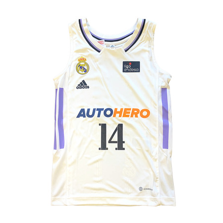 Real Madrid Camiseta Basket Niñ@ 1a Equipación # 14 DECK #