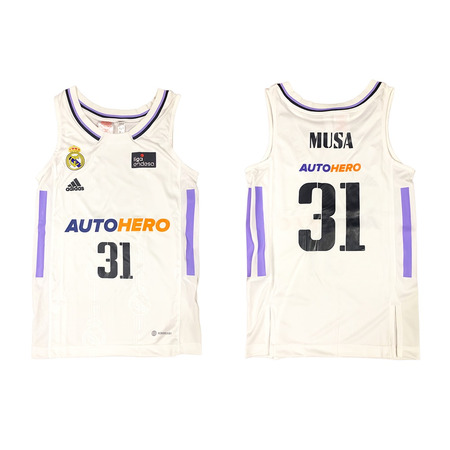 Real Madrid T-Shirt Basket Niñ@ 1a Team # 31 MUSA #