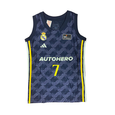 Real Madrid Camiseta Basket Niñ@ 2. Team 2023/24 #7 CAMPAZZO #