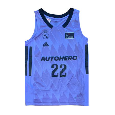 Real Madrid Camiseta Basket Niñ@ 2a Equipación # 22 TAVARES #