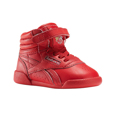 Reebok Classic Freestyle Hi Infant (excellent rot/silber/gold)