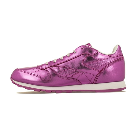 Reebok Classic Leder Metallic Ladegerät Pink Junior