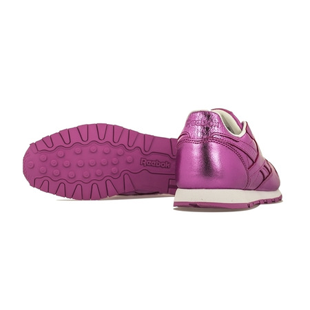 Reebok Classic Leder Metallic Ladegerät Pink Junior