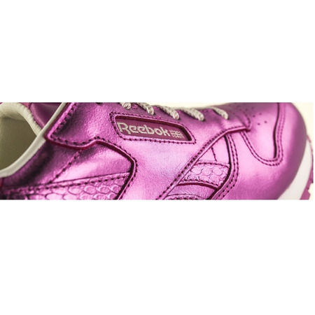 Reebok Classic Leder Metallic Ladegerät Pink Junior