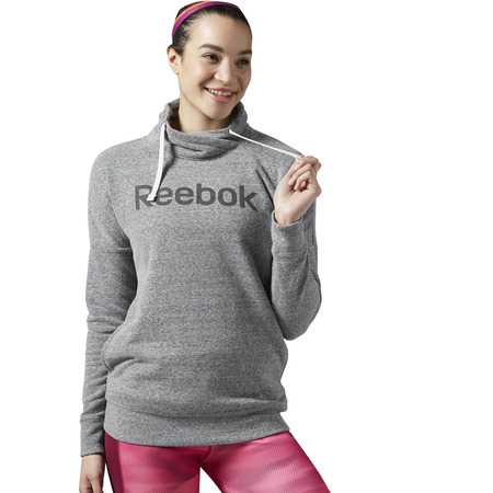 Reebok W Elements Logo Cowl Neck Sweatshirt (schwarz)