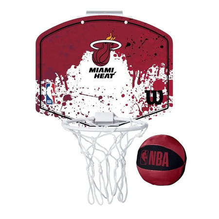 Minicanasta Wilson Team Mini Hoop NBA Miami HEAT