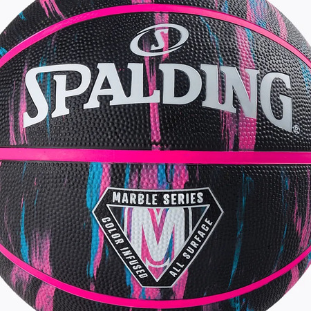 Spalding Marble Pink Sz6 Rubber Baket (Talla 6) "BlackPink"