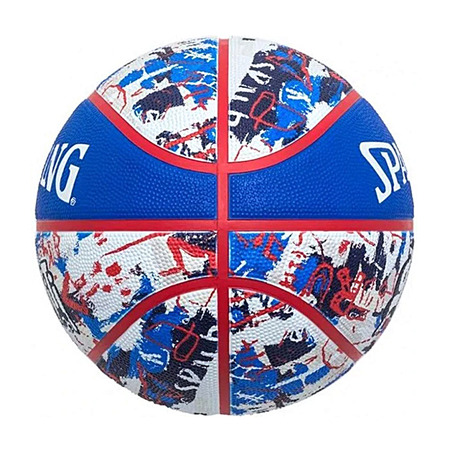 Balón Spalding Blue Red Graffiti Sz7 Gummi (Talla 7)