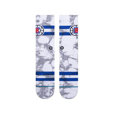 Stance Casual NBA Clippers Gefärbte Crew Socken "Silber"