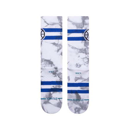 Stance Casual NBA Clippers Gefärbte Crew Socken "Silber"