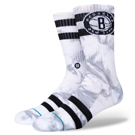 Stance Casual NBA Netze Gefärbte Crew Socken "Grey"