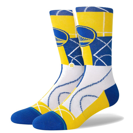 Stance Casual NBA Zone GSW Crew Socken