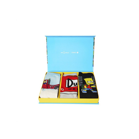 Stance Casual Die Simpsons Box Set Multicolor Crew Sock