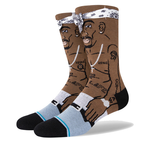 Stance Casual Tupac Resurected Crew Sock