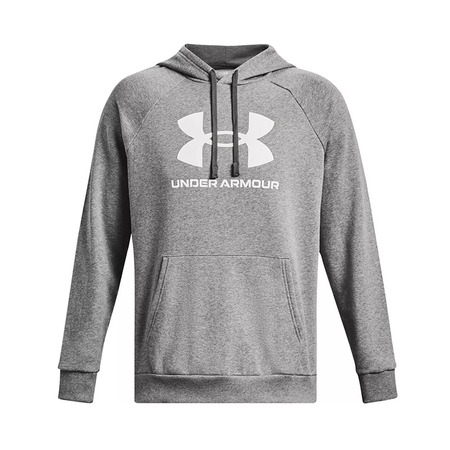 Hoodie UA Rival Fleece Logo "Grey"