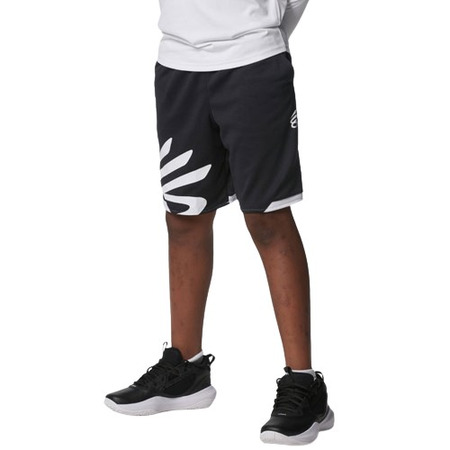 UA Jungs Curry Big Splash Short "Black-White"