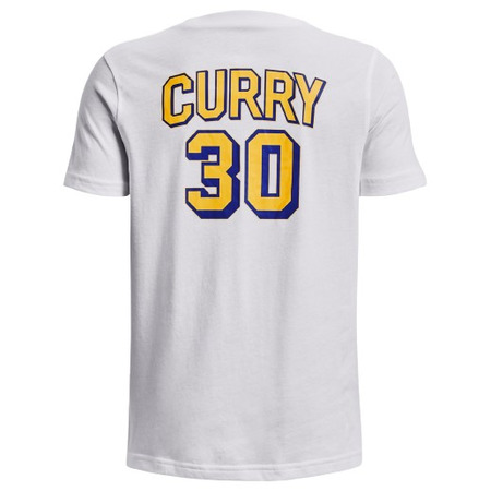 UA Jungen Curry Drop Schatten Tee "Weiß"