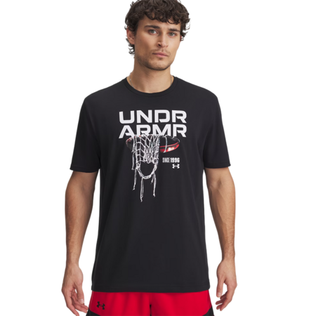 UA Hoops Net Short Sleeve T-Shirt "Black"