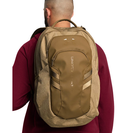 UA Hustle Pro 6.0 Rucksack "Coyote Brown Full Heather"