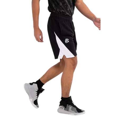 UA Herren Curry Splash Fleece Shorts "Black"