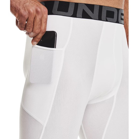 UA Herren HeatGear® Armour 3⁄4 Leggings "White"