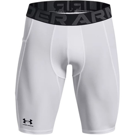 UA Herren HeatGear® Armour Pocket Long Short "White"