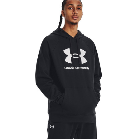 UA Herren Rival Fleece Logo Hoodie "Black"