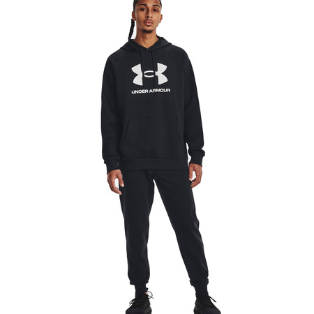 UA Herren Rival Fleece Logo Hoodie "Black"