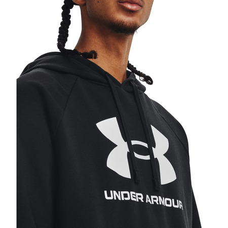 UA Herren Rival Fleece Logo Hoodie "Black"