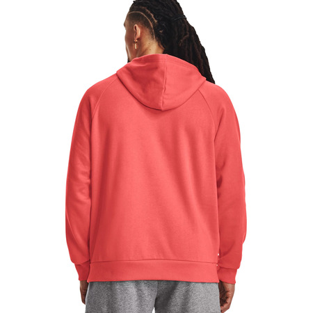 UA Herren Rival Fleece Logo Hoodie "Venom Red"