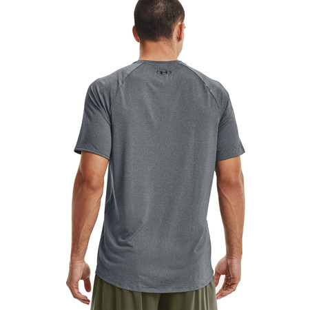 UA Herren TechTM 2.0 Texturierte Kurzarm T-Shirt "Pitch Gray"