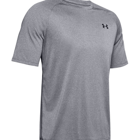 UA Herren TechTM 2.0 Texturierte Kurzarm T-Shirt "Pitch Gray"