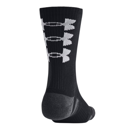 UA UnisexPerformance Tech 3-Pack Crew Socks "Black"