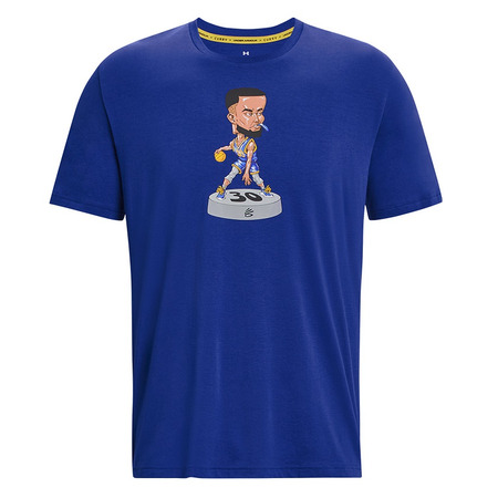 Unter Armour Herren Curry Bobblehead Kurzarm Tee "Blau"