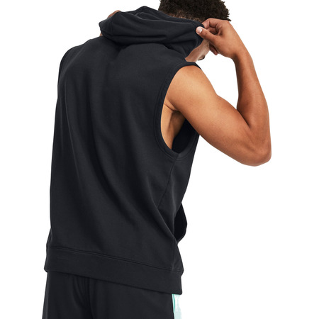 Unter Armour Herren Curry Fleece Sleeveless Hoodie Schwarz