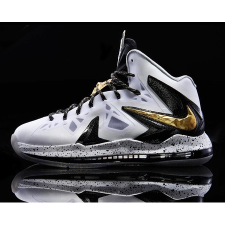 Lebron X P.S. Elite+ "Goldhome" (100/weiß/oro/negro)