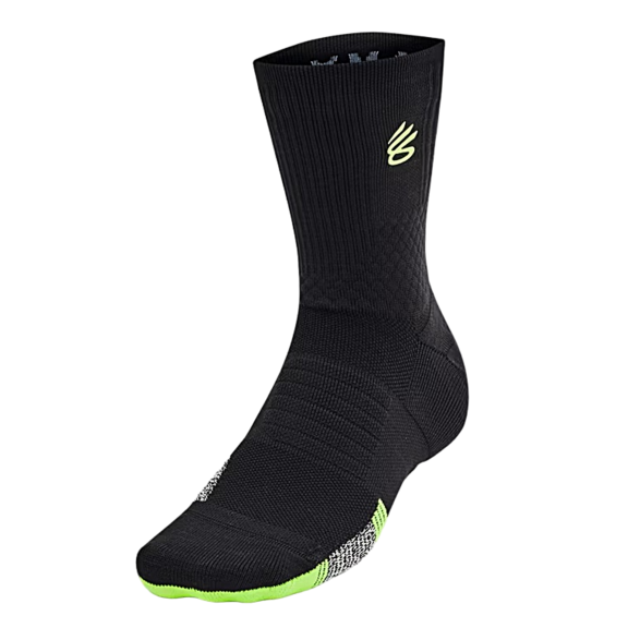 Socken Curry UA AD Playmaker Mid "Black Volt"