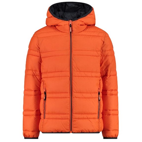 Campagnolo Junior gepolsterte Jacke mit Kapuze "Orange"