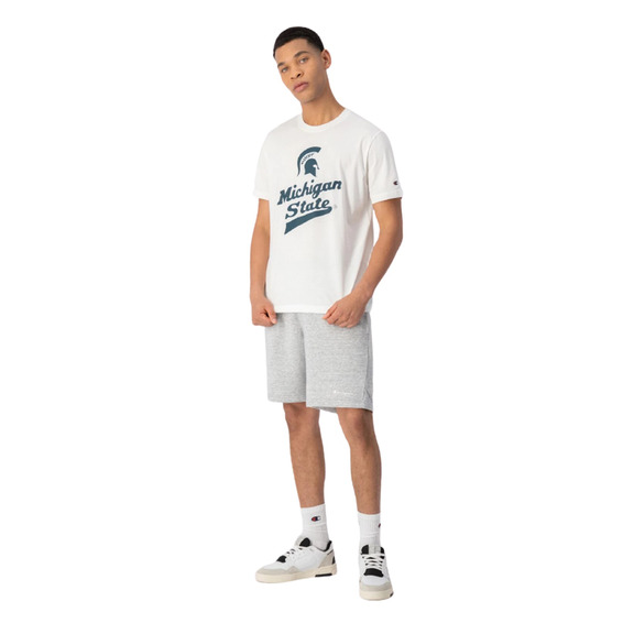 Champion Legacy College Logo Baumwolle T-Shirt "White"