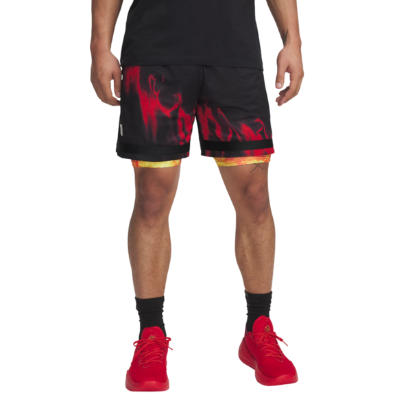 Curry Men's Statement Shorts "Black-Fire"