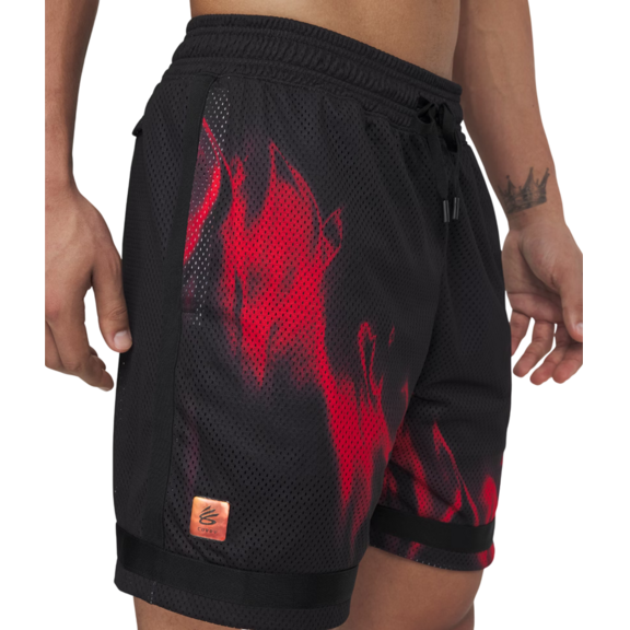 Curry Men's Statement Shorts "Black-Fire"