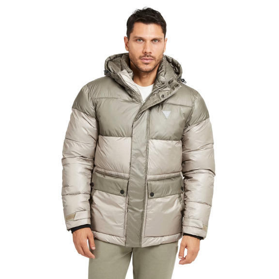 Guess Wilfred gepolsterte Jacke "Beige"