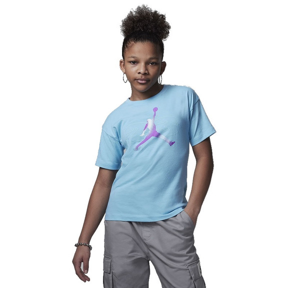 Jordan Girls JDB Lemonade Stand Tee "Aquarius Blue"