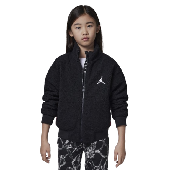 Jordan Girls Jumpman High Pile Sherpa Jacke "Black"